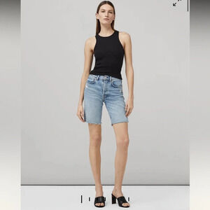 RAG & BONE Vintage Bermuda Mid Rise Shorts Mallory Size 32
